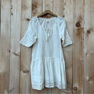 Women’s white boho dress